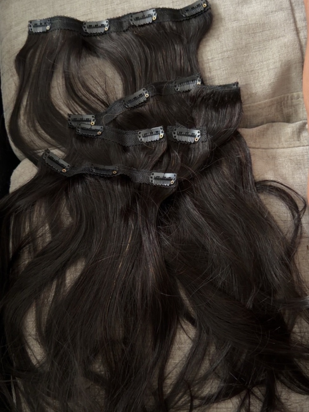 100% Remy Human Hair Extensions - Brown - Picture 3 of 4